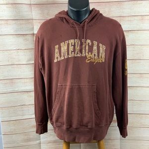 Aeo Distressed Pullover Hoodie 